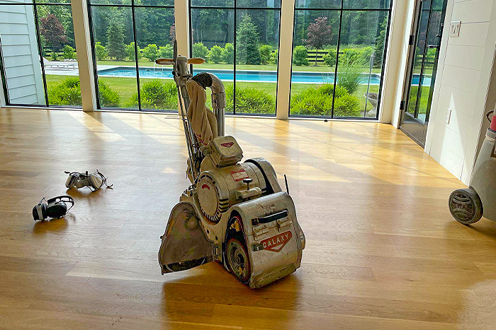 hardwood floor refinishing machine